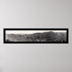 Póster Panorama of Bisbee AZ Photo 1909