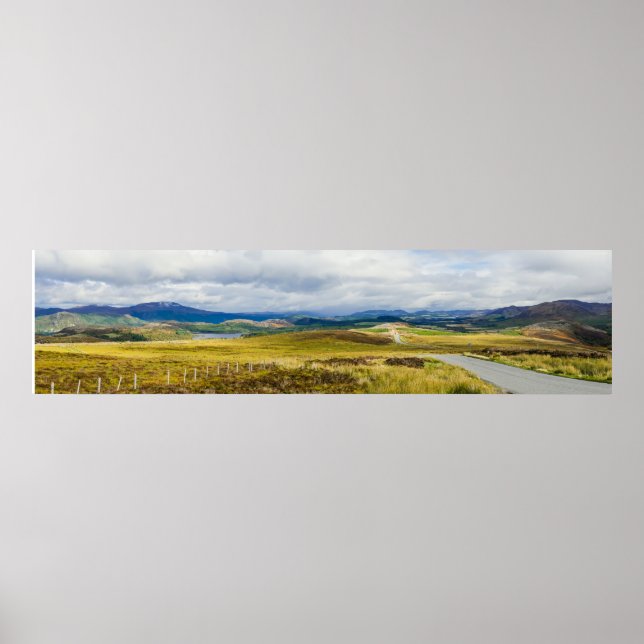 Póster Panorama of Scottish Highlands (Frente)