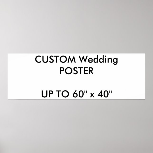 Póster Panorama Poster de 36" x 12" de personalizado (Frente)