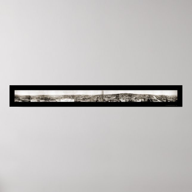 Póster Panorama Spokane WA Photo 1902 (Frente)