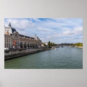Póster Panorámica del Museo d'Orsay desde Pont Royal - Pa