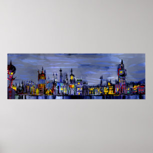 Póster Panorámica Londres