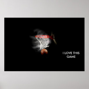Póster panorámico de baloncesto