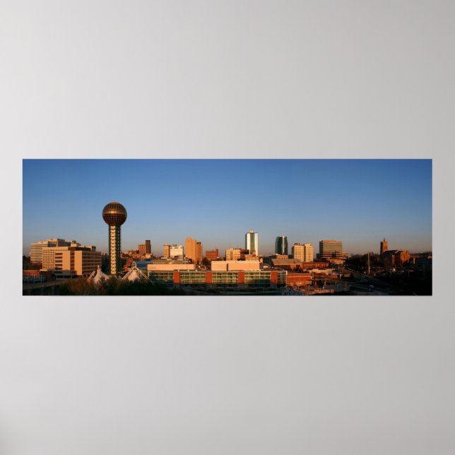Póster Panorámico de Knoxville (Frente)