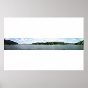 Póster Panorámico del lago Candlewood