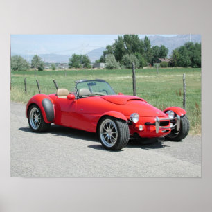 Póster Panoz AIV Roadster