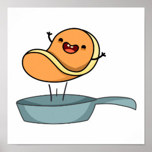 Póster Panqueque Cute Kawaii