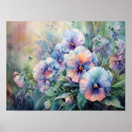 Póster Pansies