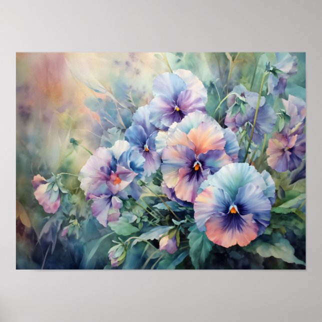 Póster Pansies (Frente)