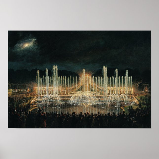 Póster Pantalla De Fuente Iluminada (Frente)