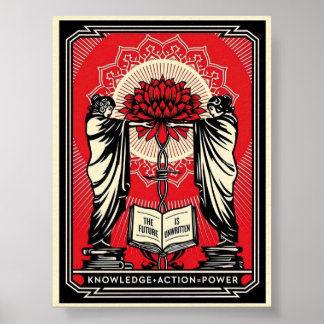 Póster Pantalla Shepard Fairey Imprimir acción de conocim