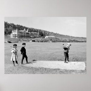 Póster Pantalones pequeños, a principios del siglo XX