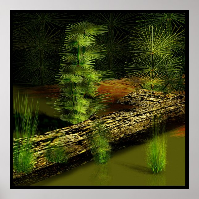 Póster pantano antiguo (Frente)