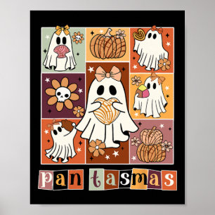 Póster Pantasmas Fantasma Conchas Funny Halloween Mex