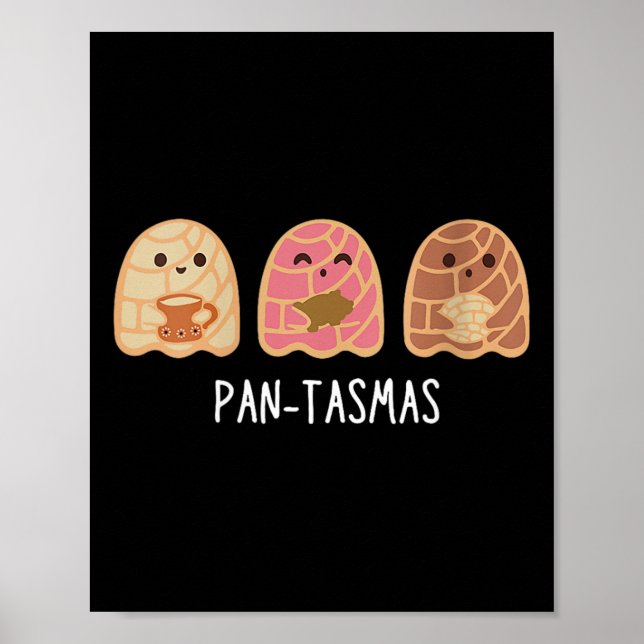Póster Pantasmas Fantasma Graciosa Conchas Fantasma Mexic (Frente)