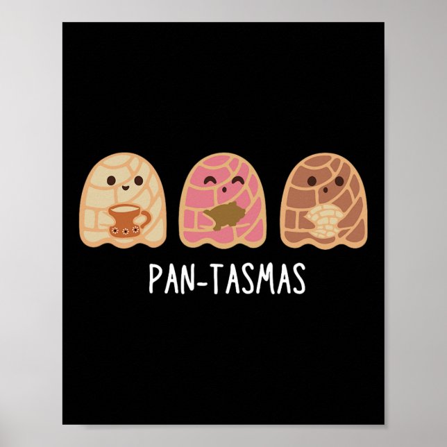 Póster Pantasmas Fantasma Graciosa Conchas Fantasma Mexic (Frente)