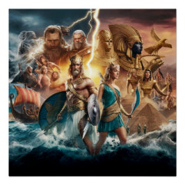 Póster Panteón de las leyendas