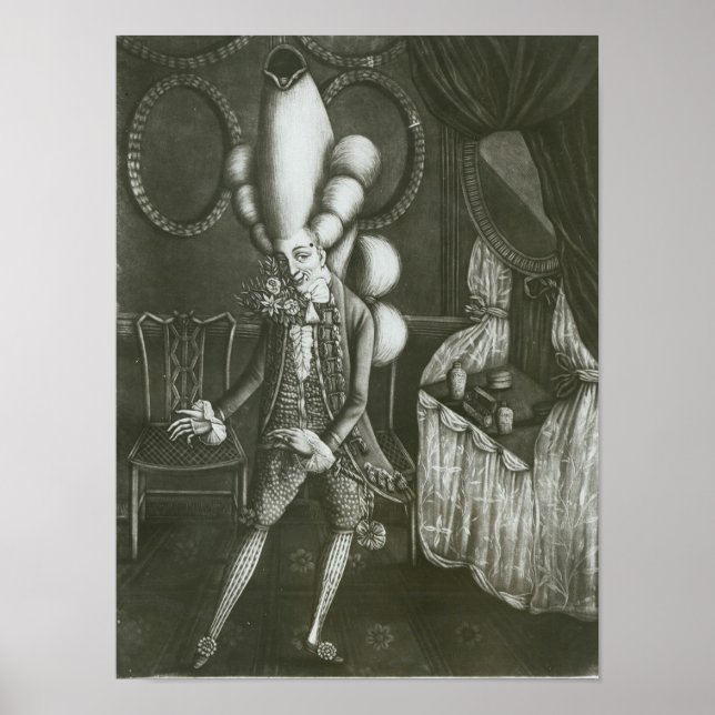 Póster Panteón Macaroni, 1773 (Frente)