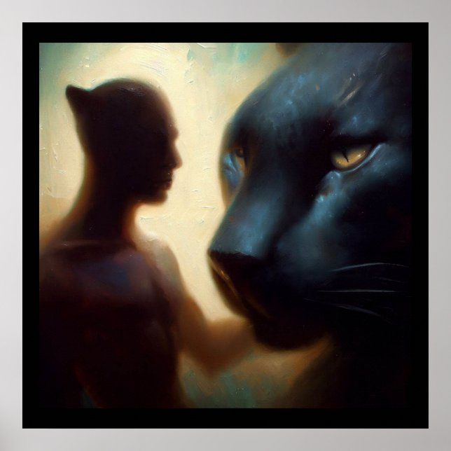 Póster Pantera de animales espirituales 2 (Frente)