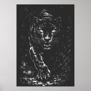 Póster Pantera Negra — por BurnsInHell