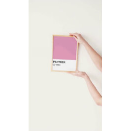 Póster Panther Movie Pink - Ancho completo