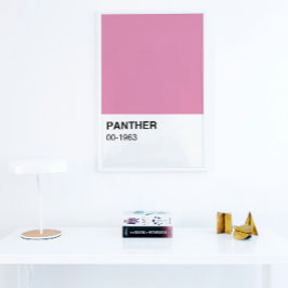Póster Panther Movie Pink - Ancho completo