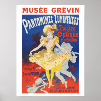 Póster Pantomimes Lumineuses