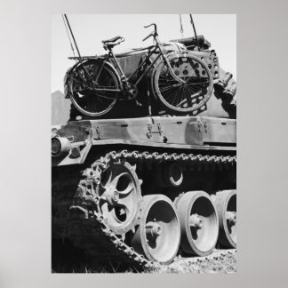 Póster Panzer Fahrad