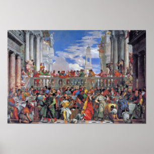Póster Paolo Veronese - El Boda en Cana
