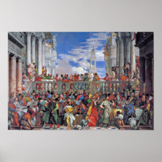Póster Paolo Veronese - El Boda en Cana