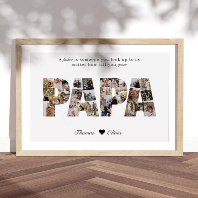 Póster Papá 28 Collage de fotos Keepsake para papá o abue (Subido por el creador)