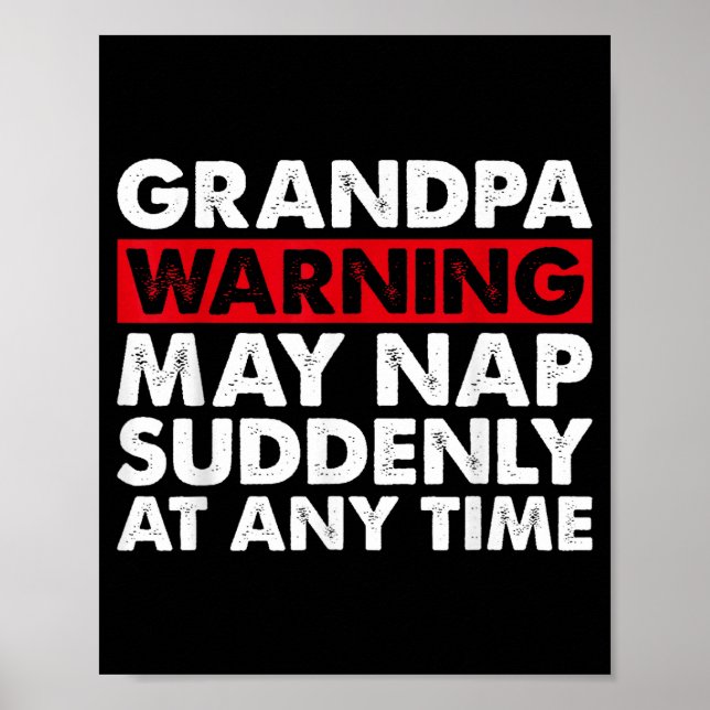 Póster Papa Art For Grandpa From Grandkids Father's Day P (Frente)