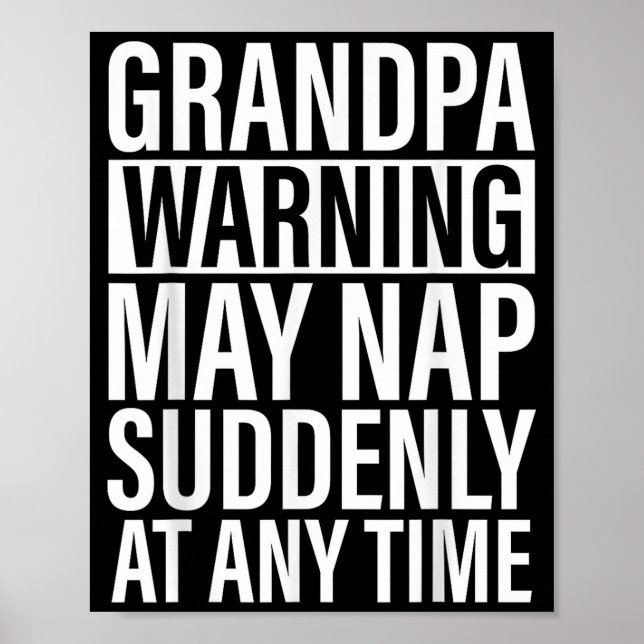 Póster Papa Art For Grandpa From Grandkids Father's Day P (Frente)