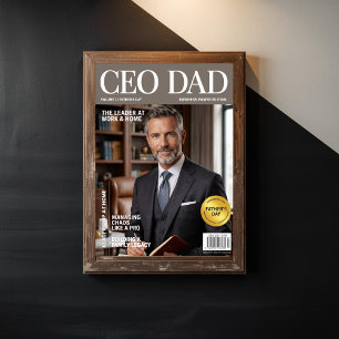 Póster Papá CEO Personalizado Día del Padre