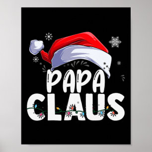 Póster Papá Claus Familia Xmas Matando a la abuela Funny