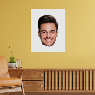 Póster Papá con rostro personalizado personalizado