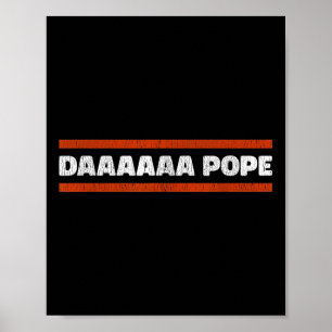 Póster Papa Daaaaa - Funny Habemus Papam Leo Xiv Chicago