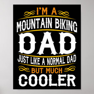 Póster Papá de Ciclismo de Montaña, Soy Una Camiseta de P