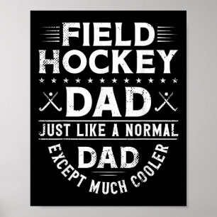 Póster Papá de Hockey sobre Césped Papá de Hockey sobre C