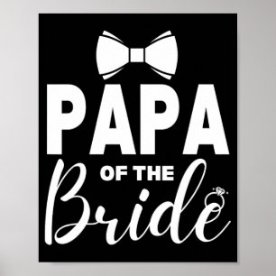 Póster Papá De La Novia Fiesta De La Boda