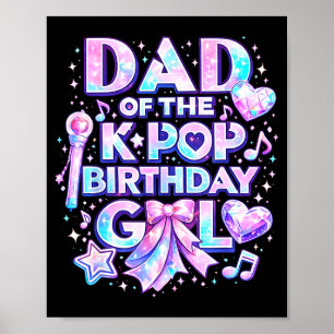 Póster Papá de las chicas de cumpleaños k-pop música core