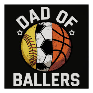 Póster Papá de los jugadores