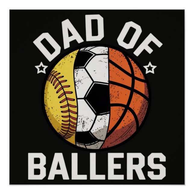 Póster Papá de los jugadores (Anverso)