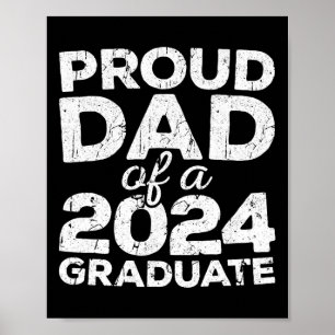 Póster Papá De Un Graduado Superior De Licenciatura En 20