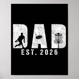 Póster Papa está 2026 papá de golf con disco a ser nuevo