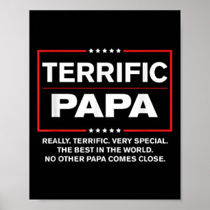 Póster Papá estupendo - Funny Donald Trump mejor papá
