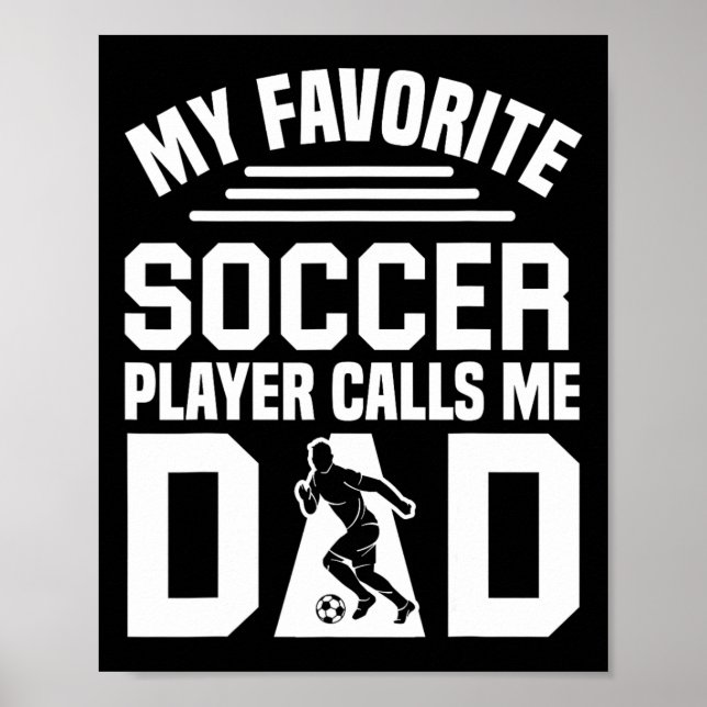 Póster Papá futbolista _1  (Frente)