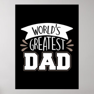 Póster Papá Gift, el papá más grande del mundo