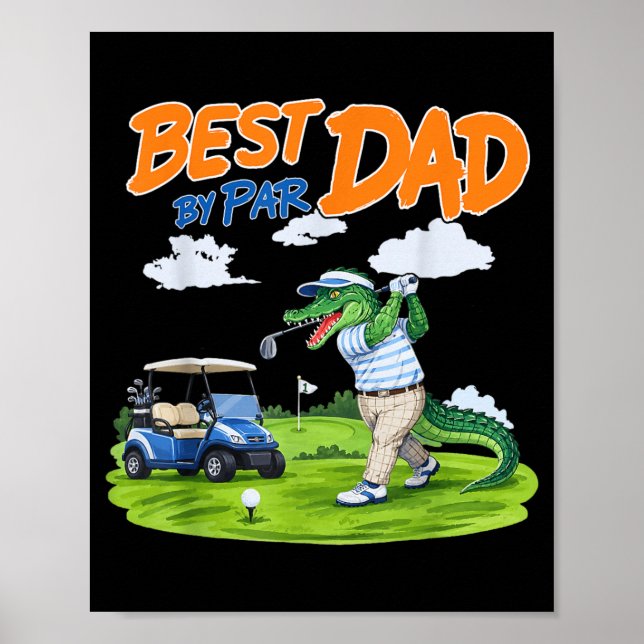 Póster Papá Golf Gator Cocodrilo Papá (Frente)