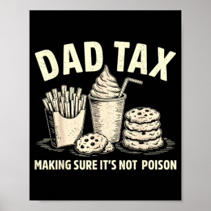 Póster Papá Haciendo Seguro Que No Envenena a los Hombres